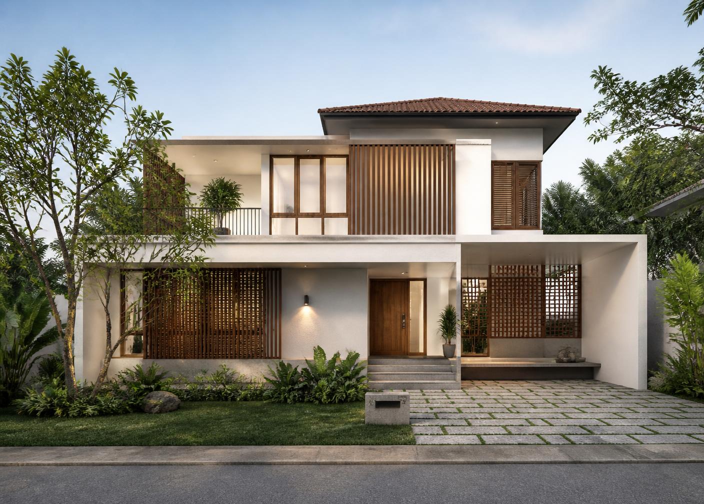 Riverside Residence, Thrissur, Kerala